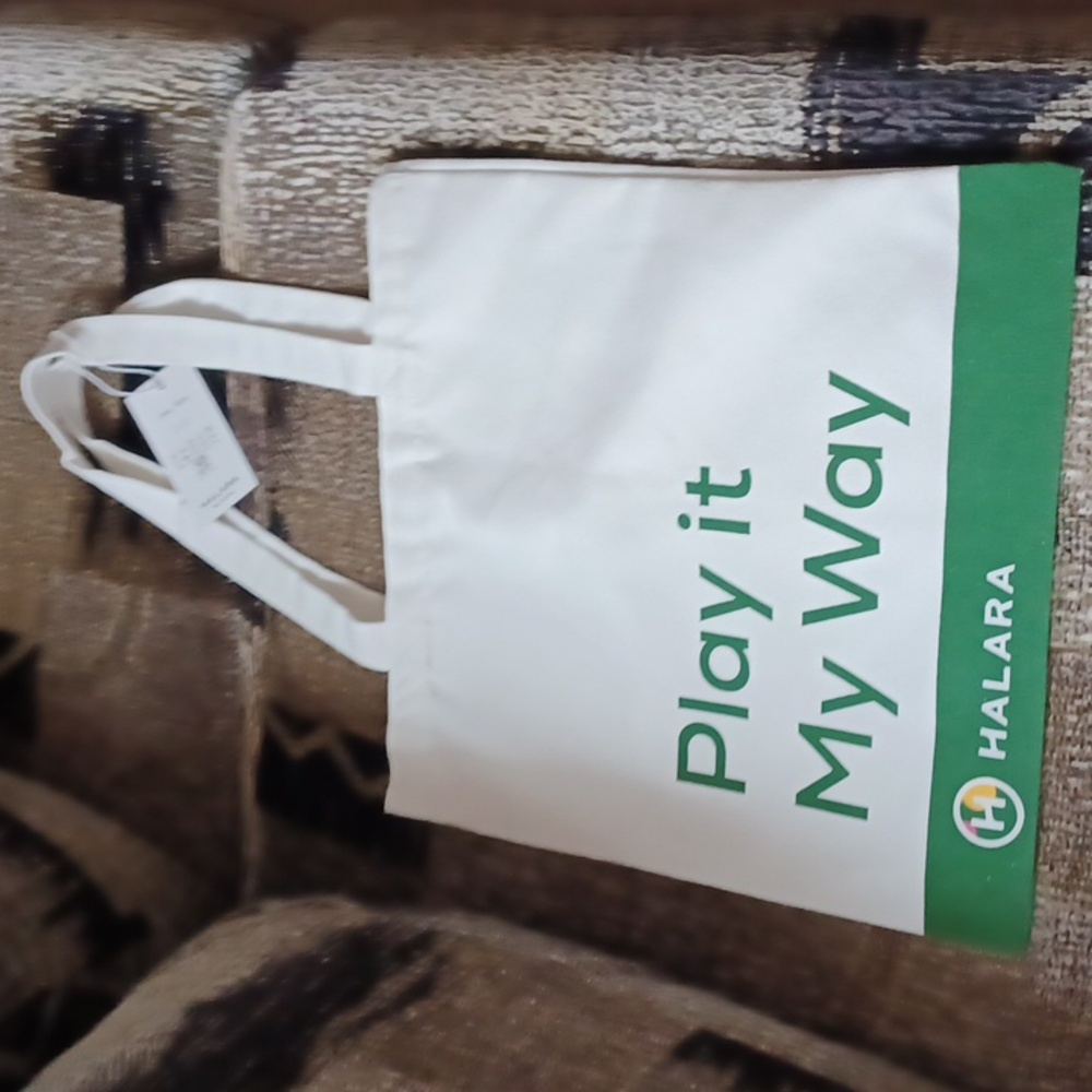 4/$30 New Halara Canvas Tote Bag